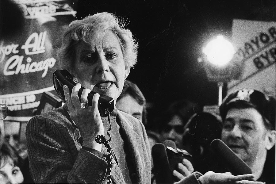 Jane Byrne is elected mayor