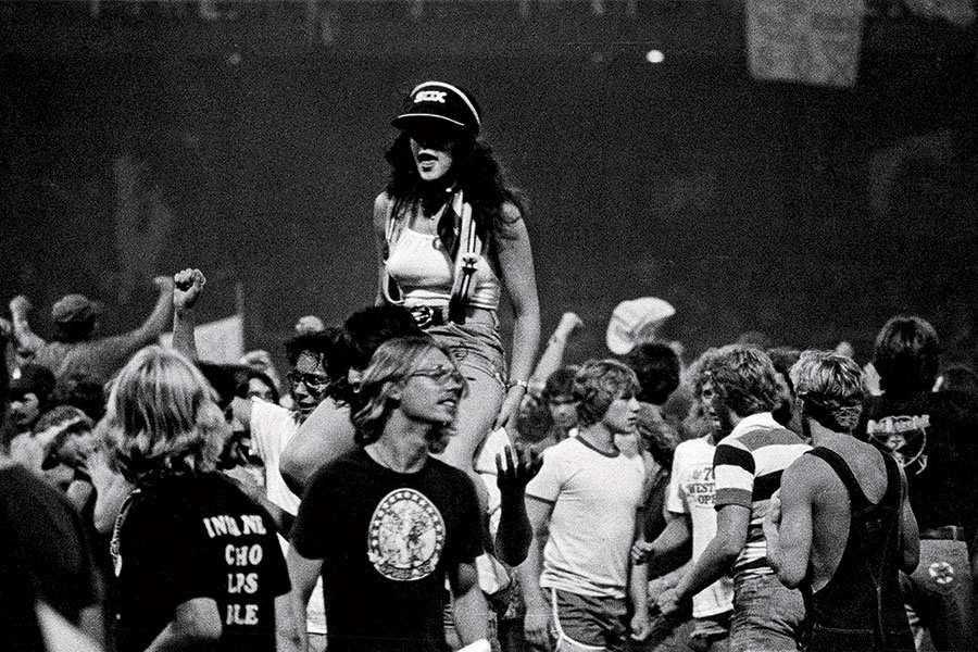 Steve Dahl stages Disco Demolition Night