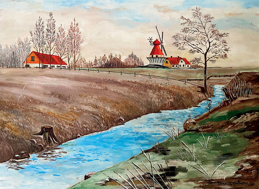 Torkel Gundel painting
