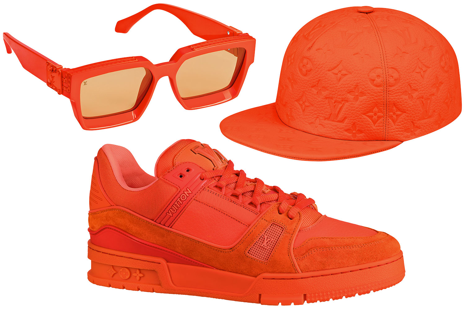 Virgil Abloh Louis Vuitton Sneaker Orange