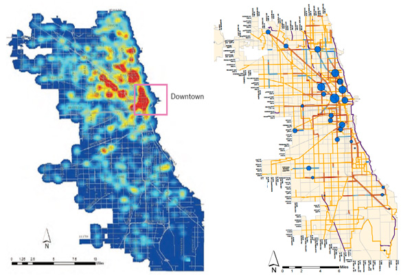 chicago bike crash map