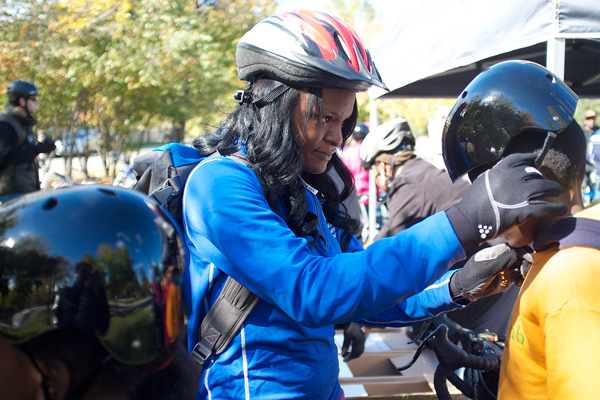 bike helmet use