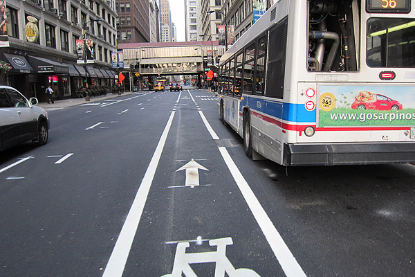Chicago bike lane
