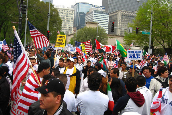 Immigration march