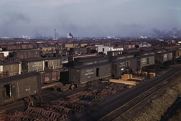 Chicago rail yard jack delano