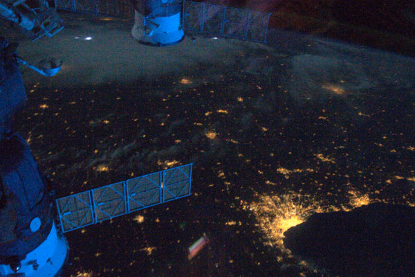 Chicago from space