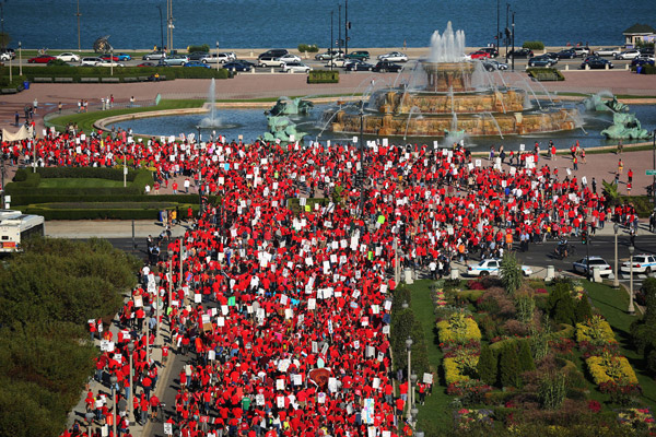 Chicago Teachers Strike March