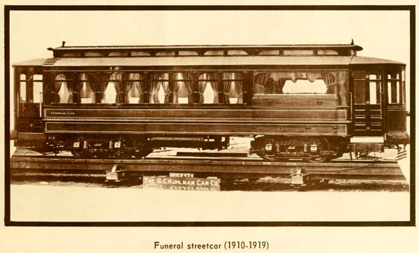 CTA funeral streetcar