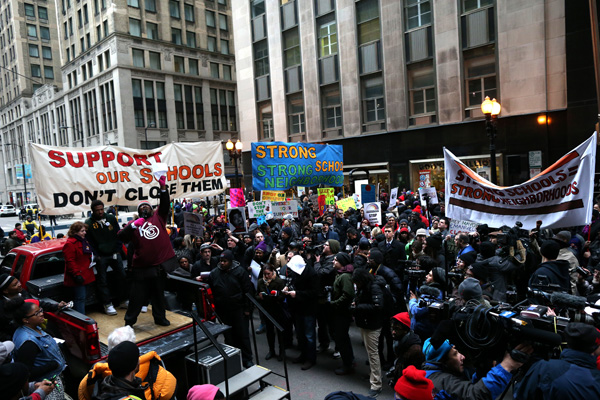 Chicago Teachers Union rally