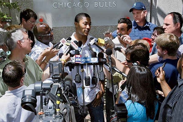 Derrick Rose press conference