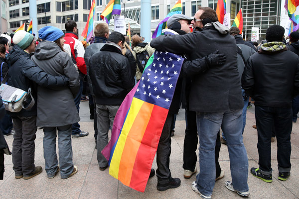 gay marriage rally