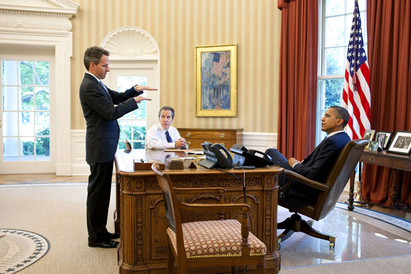 Barack Obama Tim Geithner