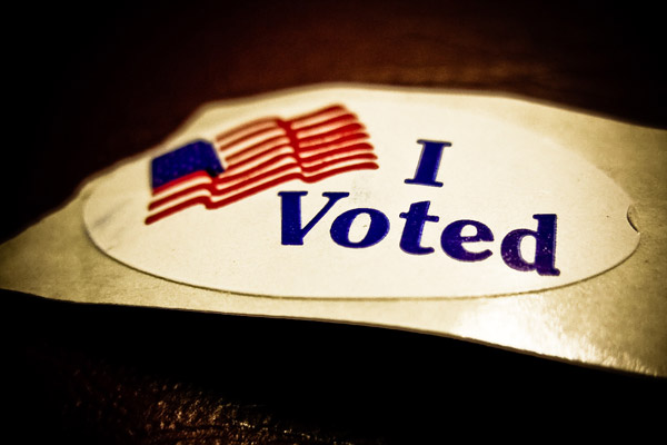 voting sticker