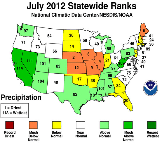 July precipitation 2012