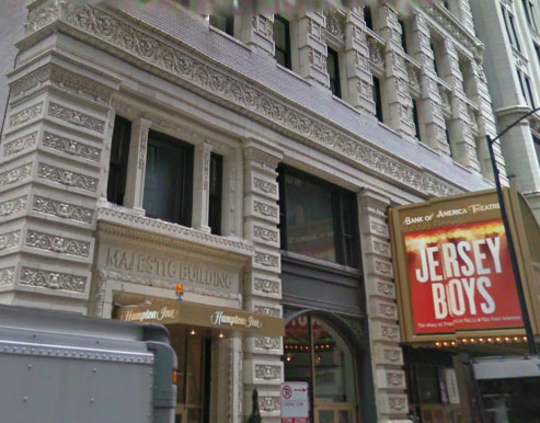 Majestic Building Chicago bank of america theater