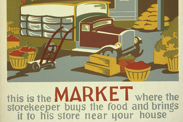 WPA food poster