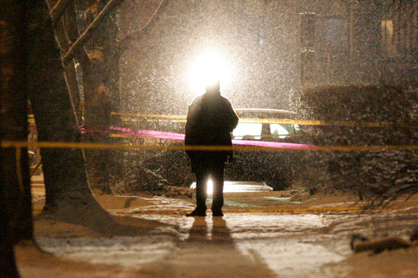 chicago crime scene