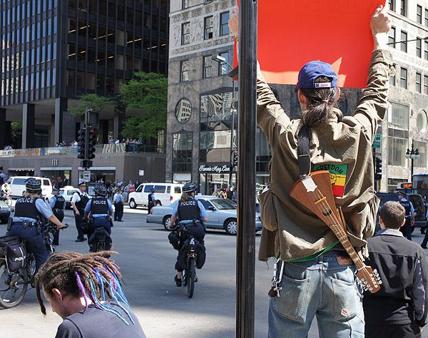 NATO Michigan Avenue protests