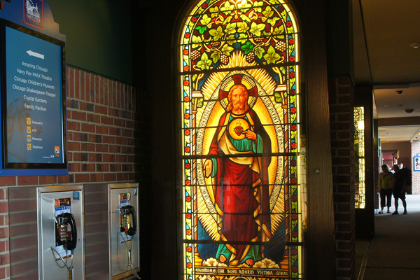 navy pier stained glass