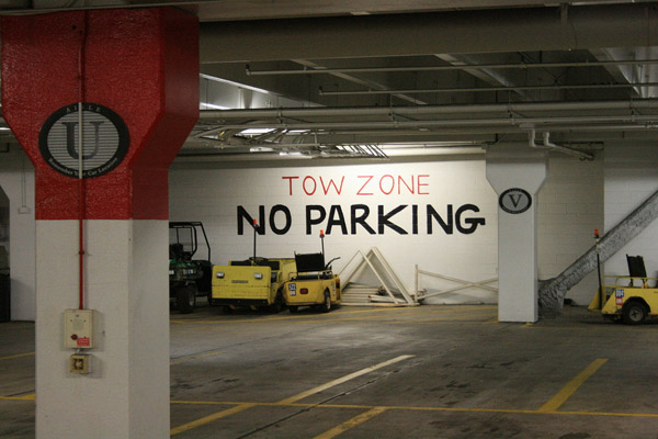 No parking tow zone