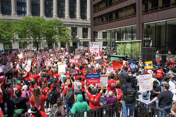 NATO rally chicago