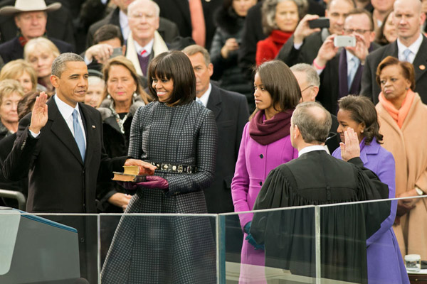 Barack Obama second inauguration oath
