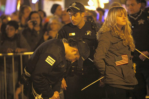 Occupy Chicago arrest