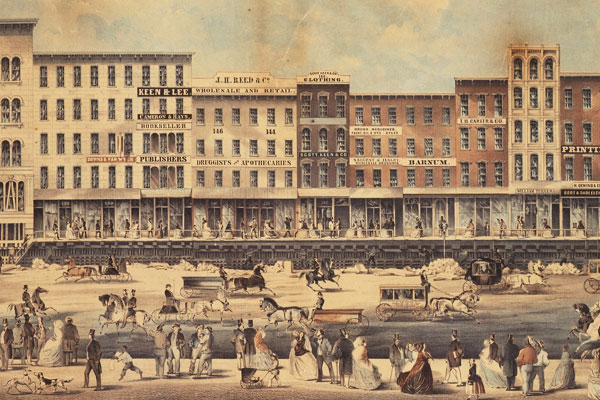 The raising of Chicago lake street