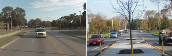 chicago traffic calming