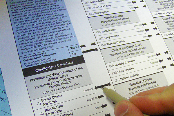 voting ballot