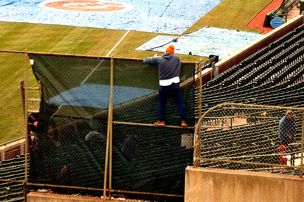 wrigley field screen