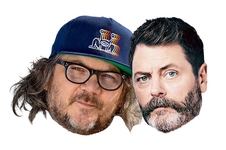 Jeff Tweedy and Nick Offerman