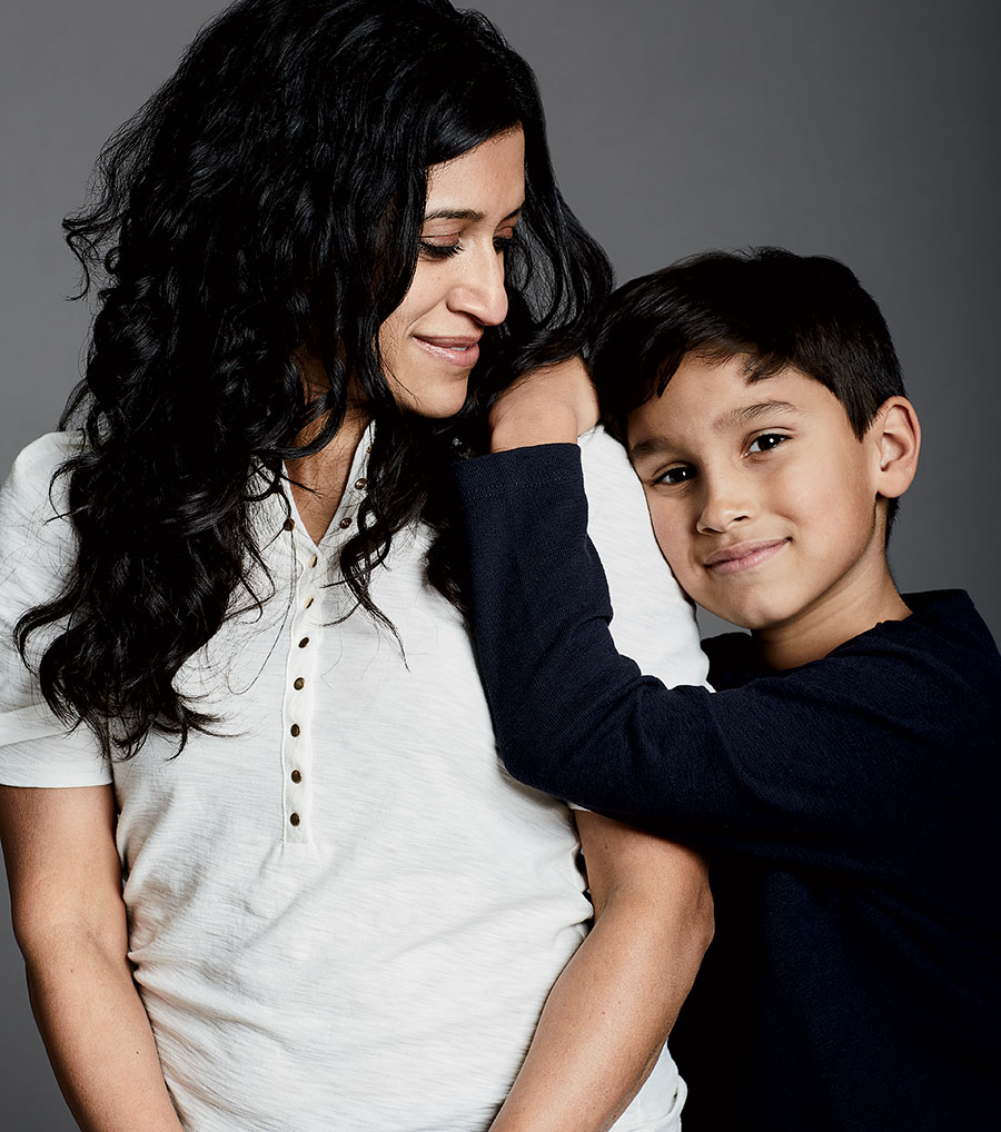 Reshma Shah with Shailen Castillo, 9