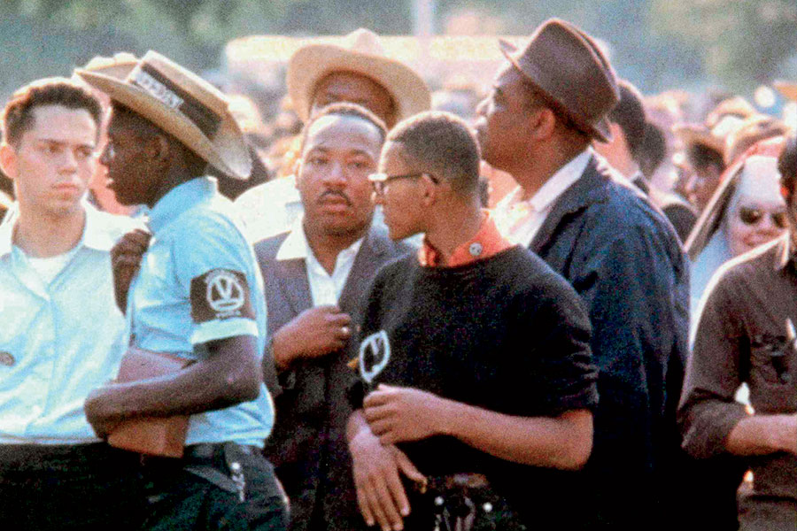 King at the August 1966 Marquette Park demonstration