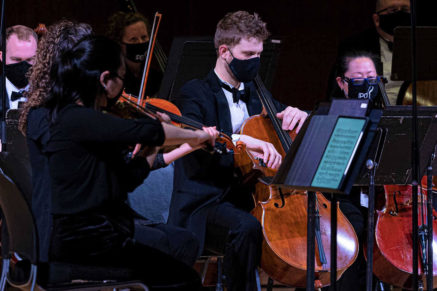 Azusa Tashiro and Jake Hanegan perform at Ozinga Chapel