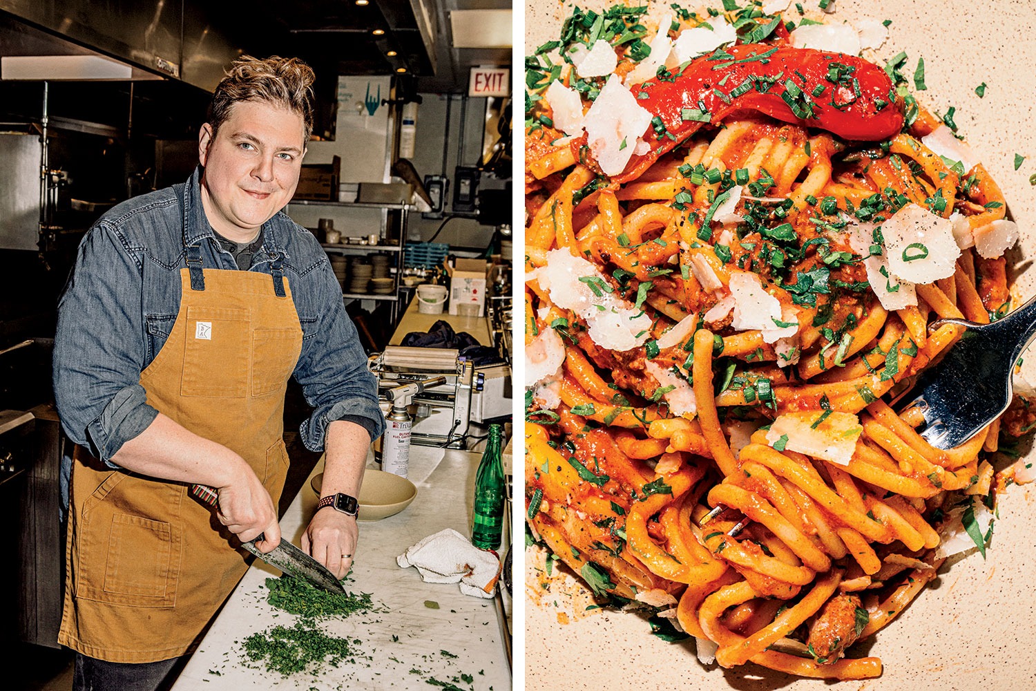 Joe Flamm cooking