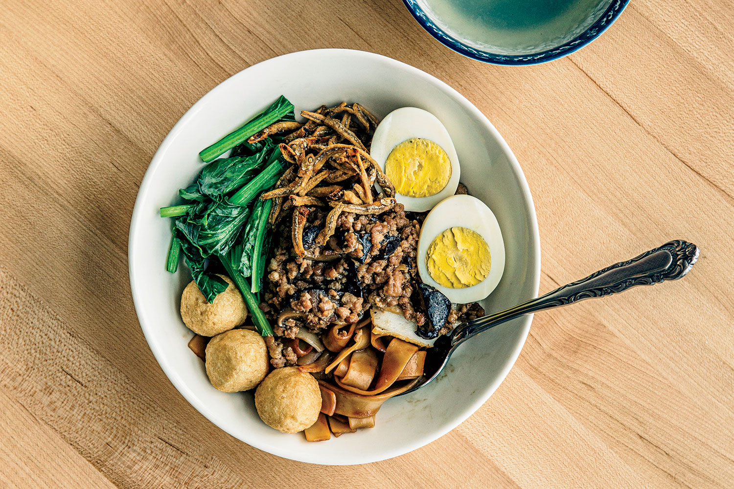 Bowl of Peranakan noodles