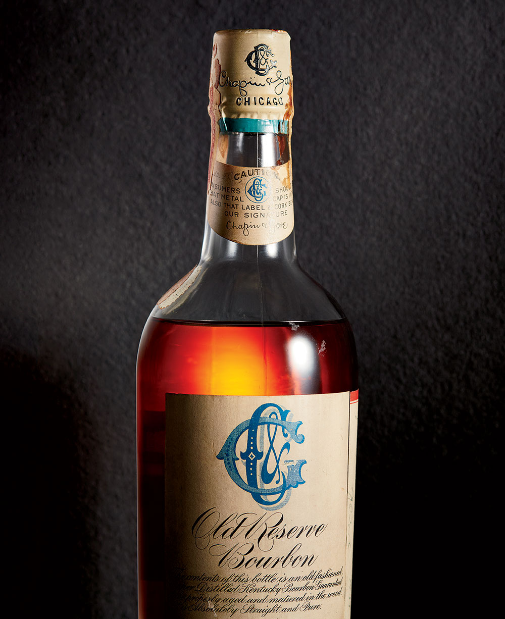 Bottle of Prohibition-Era Whiskey
