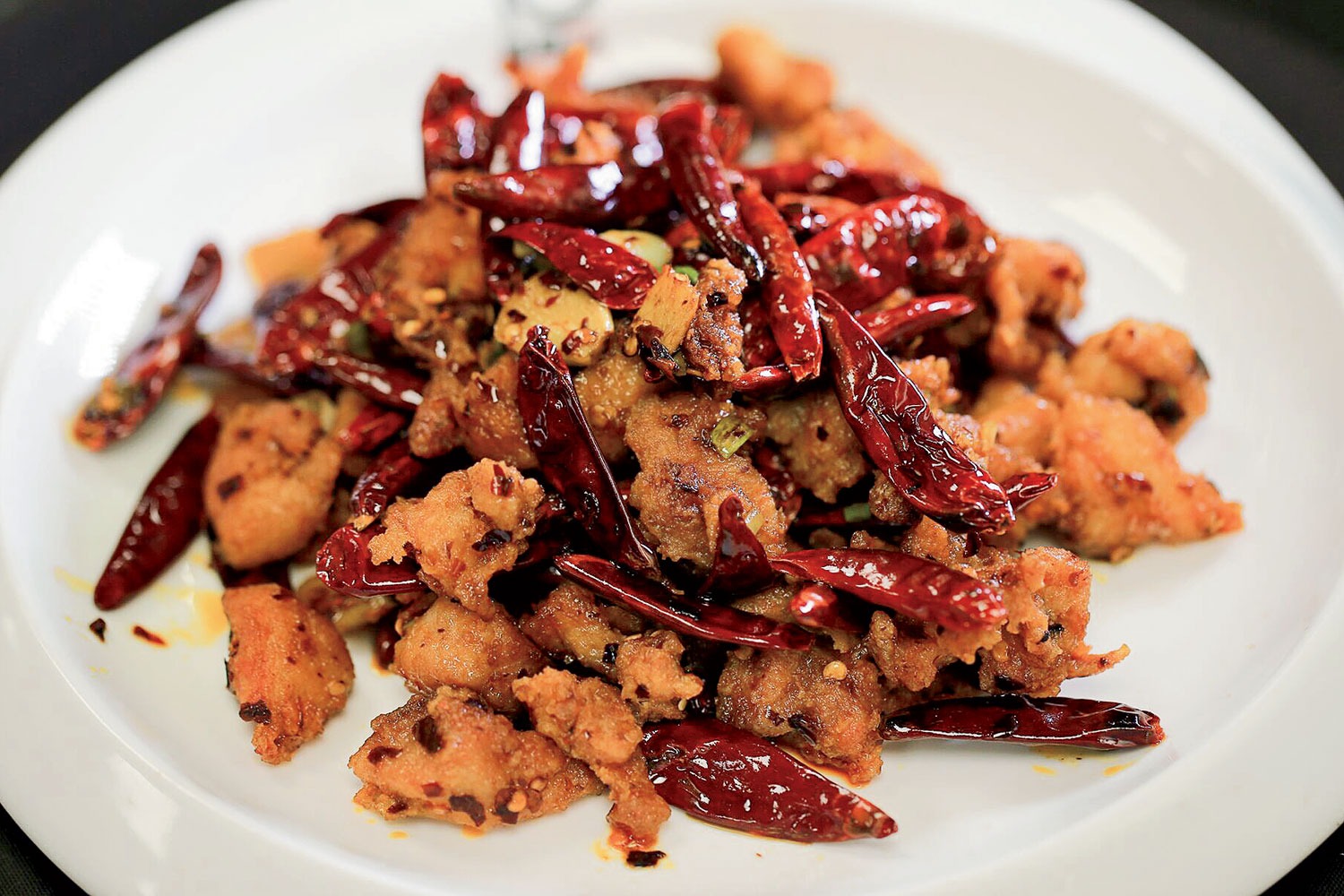 Chef’s Special Dry Chili Chicken at Lao Sze Chuan