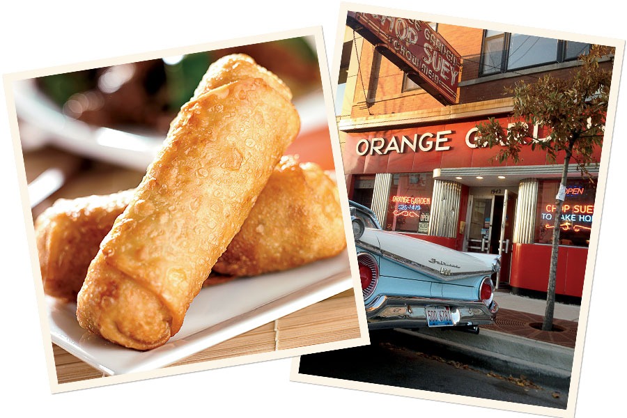 Egg Rolls at Orange Garden