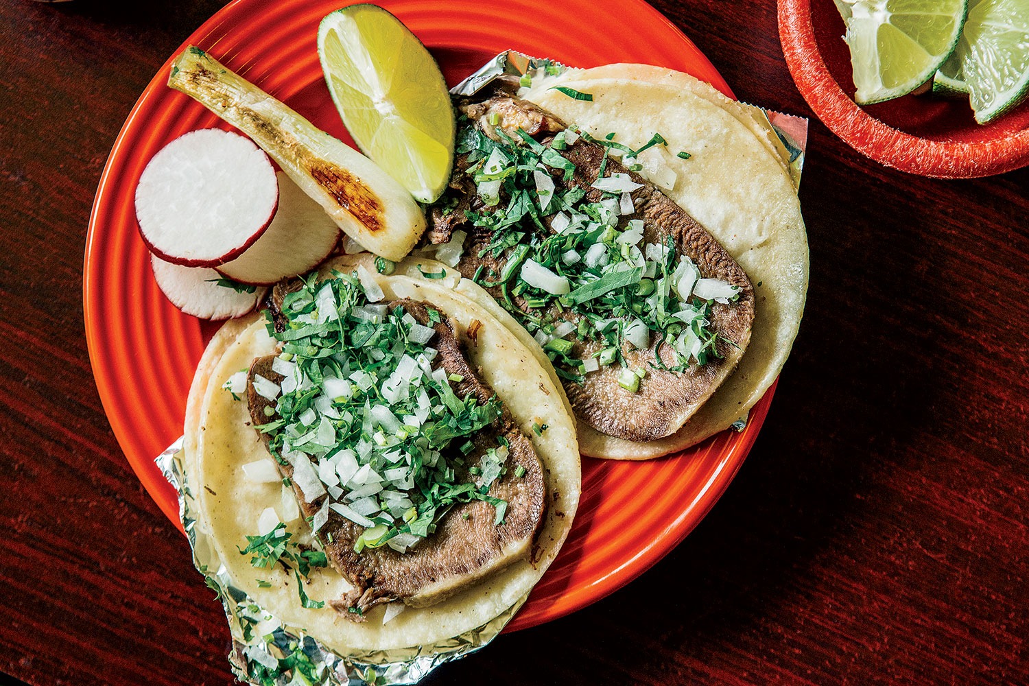 Lengua Taco at La Chaparrita Taqueria