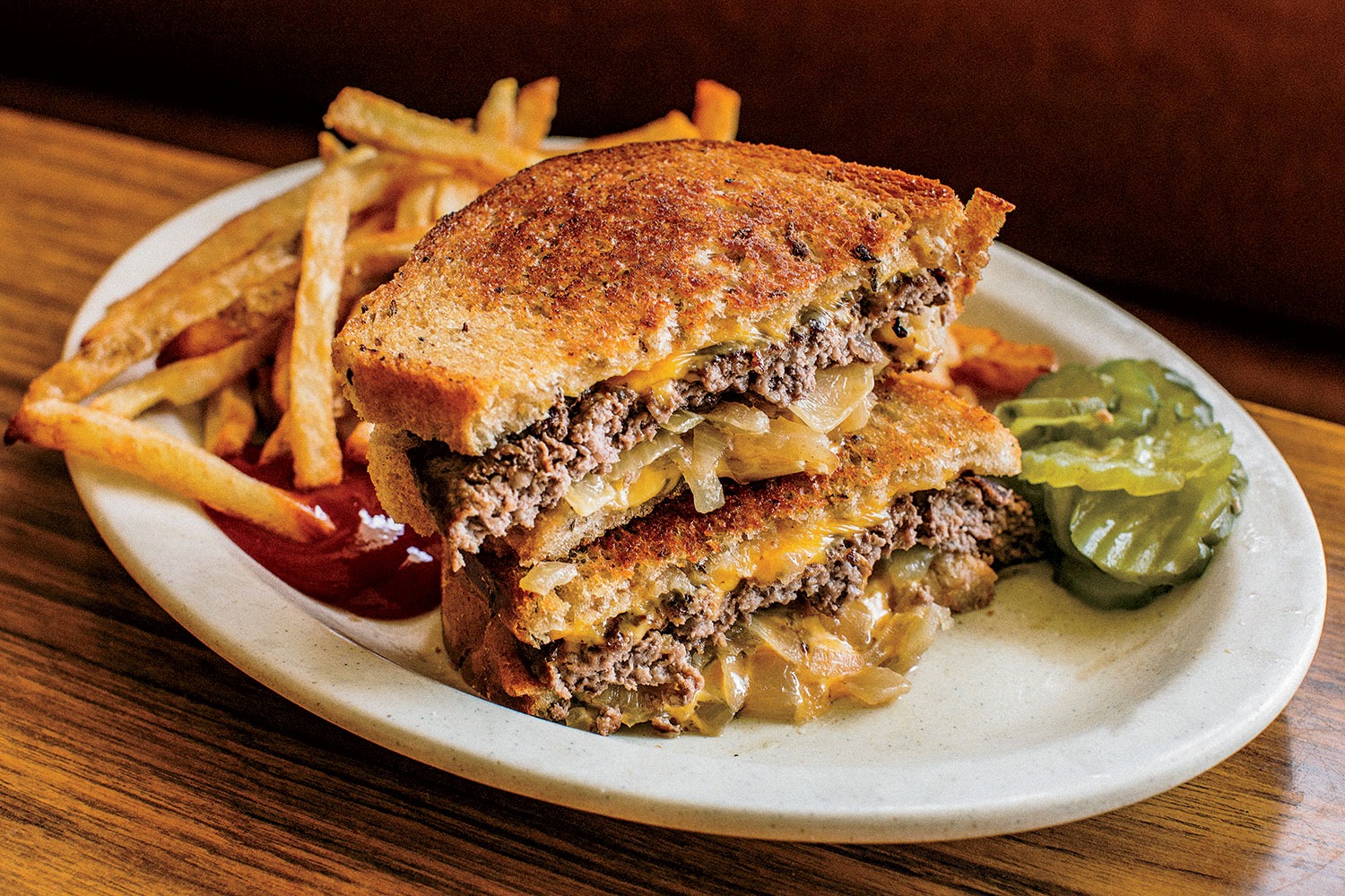 Patty Melt at Top Notch Beefburgers