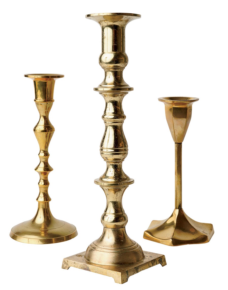 Vintage brass candlesticks