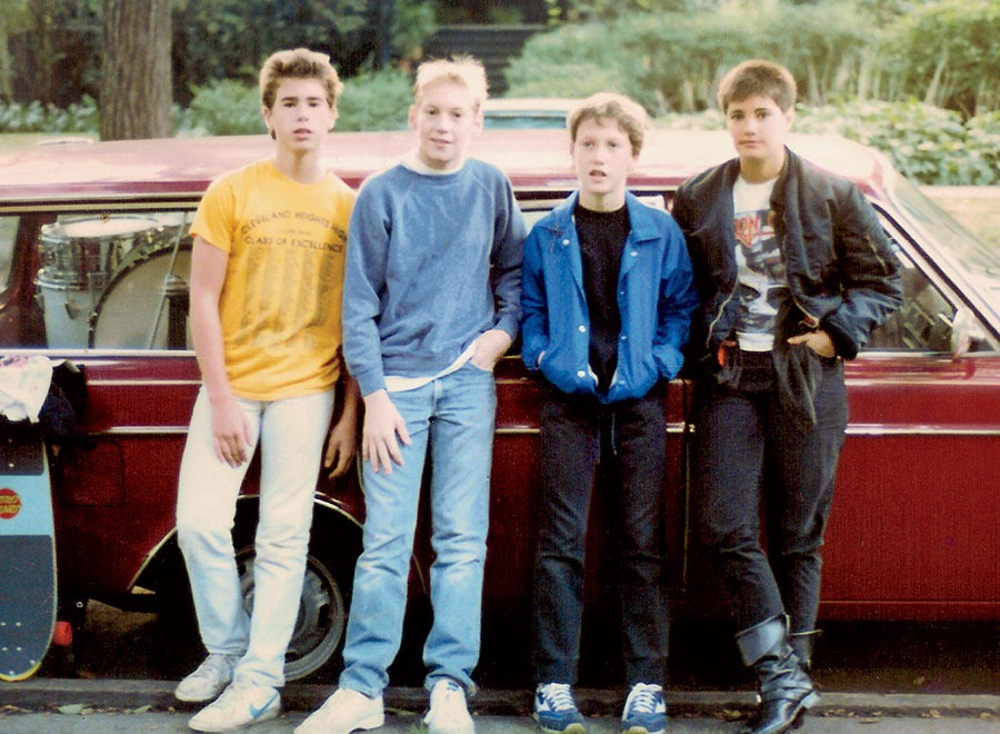 Verböten in 1983: Zack Kantor, Chris Kean, Narducy, and Tracey Bradford
