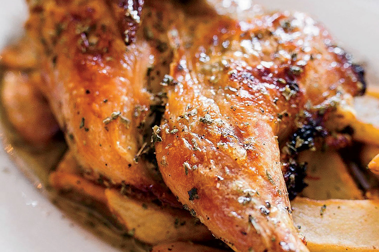 Kalamata Chicken at Athenian Room Chicago Magazine