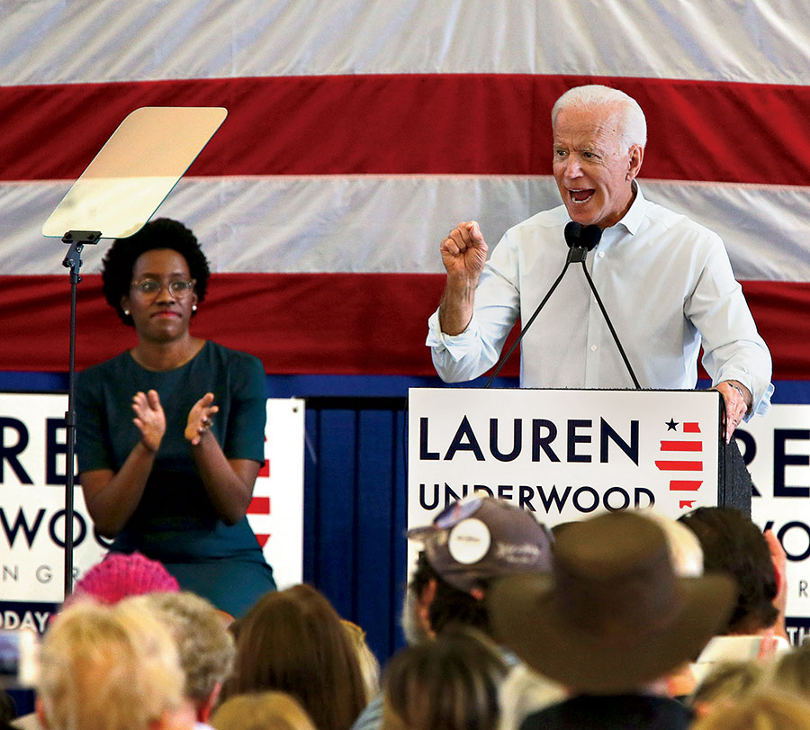 Underwood with Joe Bidenn