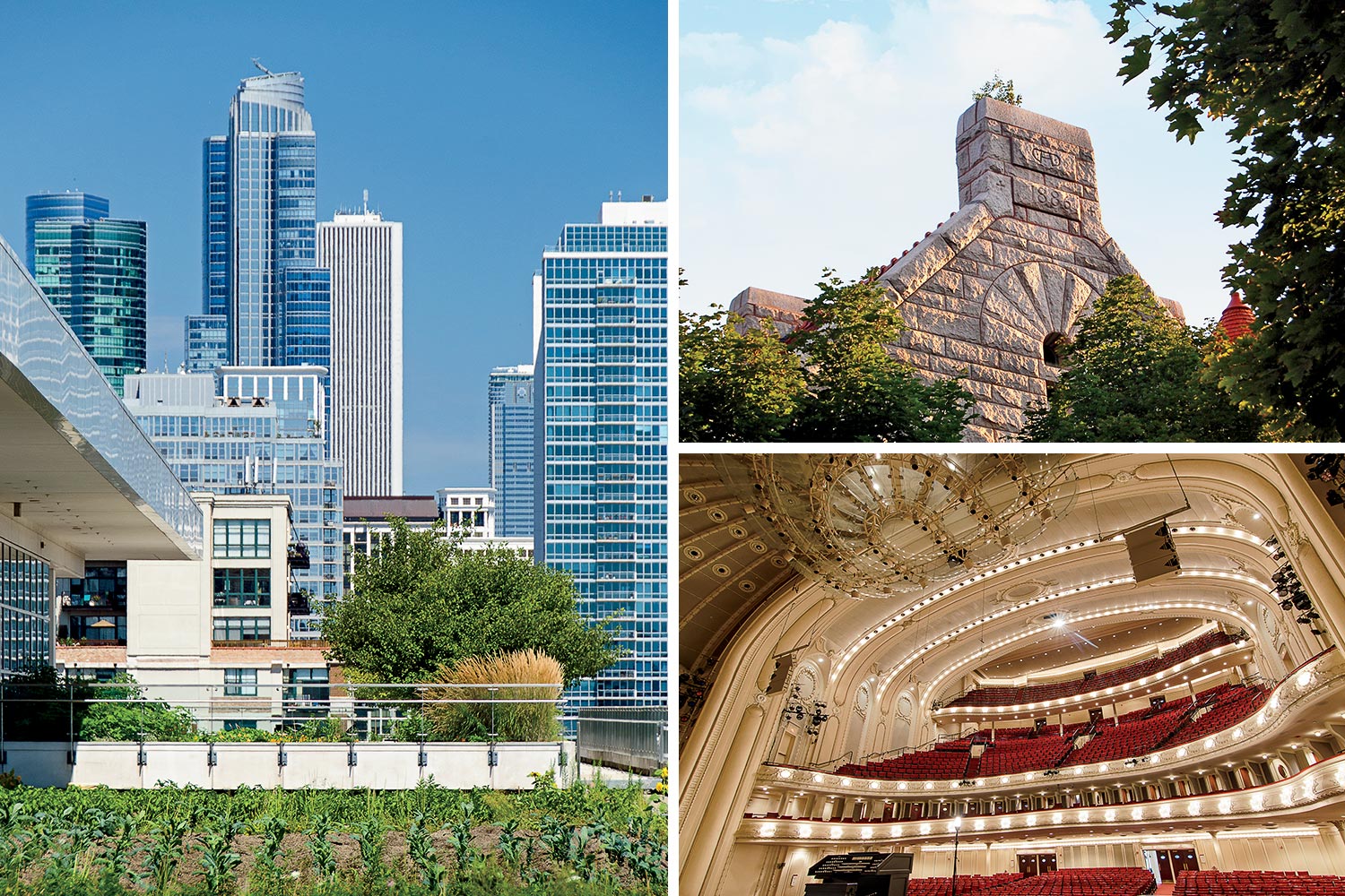 McCormick Place, Glessner House, and Orchestra Hall