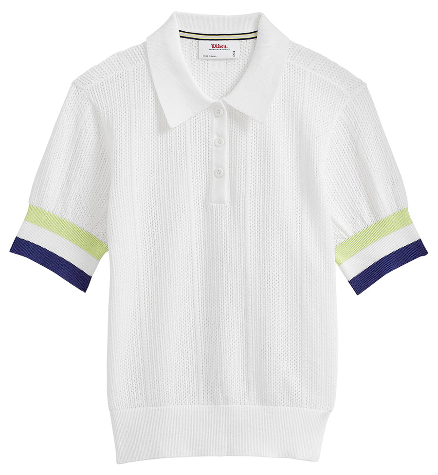 Women’s Essex polo in Bright White