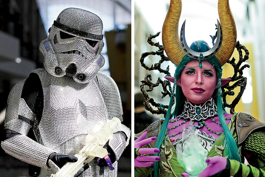 Cosplayers at C2E2 2019