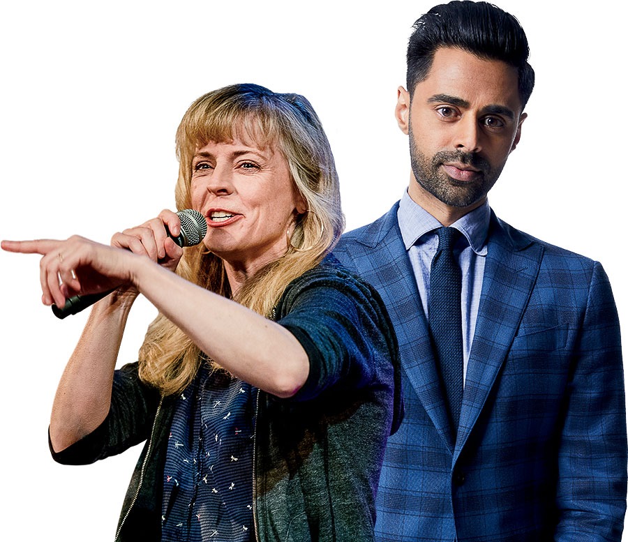 Maria Bamford and Hasan Minhaj